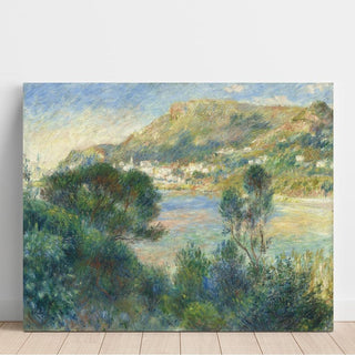 Vue de Monte Carlo depuis le Cap Martin - Pierre-Auguste Renoir | Reproduction Tableau Décoration murale affiche copie