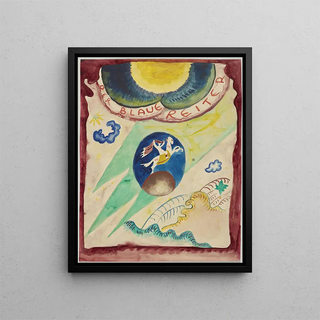 Wassily Kandinsky - Design for the cover of the almanac The Blue Rider III.webp