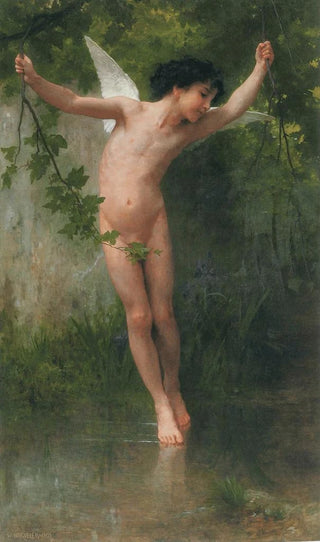 William Bouguereau - Cupid flying over water.webp