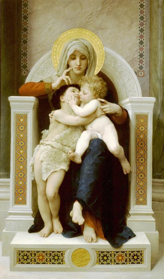 William Bouguereau - Madonna with child and John the Baptist.webp