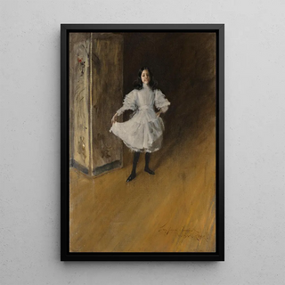 William Merritt Chase - Portrait of the Artists Daughter Dorothy.webp