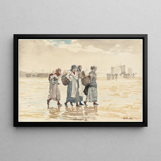 Winslow Homer - Four Fishwives on the Beach.webp