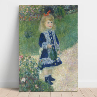 de La Petite Fille à l'arrosoir - Pierre-Auguste Renoir | Reproduction Tableau Décoration murale affiche copie