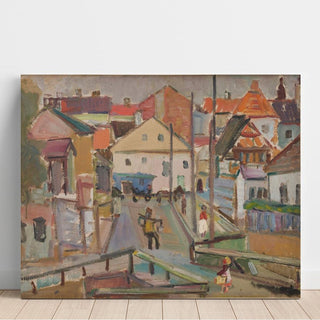 porteur d'eau à Krzemieniec - Sasza Blonder | Reproduction Tableau Décoration murale affiche copie