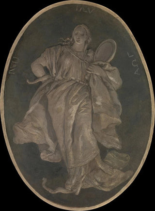 workshop of Giovanni Battista Tiepolo - Allegorical Figure Representing Prudence.webp