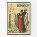 Poster vintage 1924 Festival di canto primo cantonale Beider Basel Allschwil
