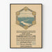 Poster vintage dell'esposizione itinerante 1904 Darmstadt