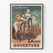 Poster vintage Museo Grévin Boulevard Montmartre