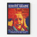 Poster vintage rivista detective The Screaming Death