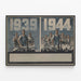 Poster murale industriale vintage 1939-1944 — quadro incorniciato alla parete