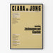 Poster della mostra Clara de Jong 1988-1989