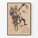 Poster vintage di volontari impegnati alsaziani-loreni delle forze armate francesi