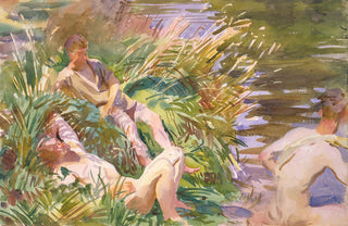 Quadro I Tommies che si bagnano - John Singer Sargent | Stampa d'arte