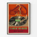 Poster vintage La Voix de Son Maître a 3 velocità