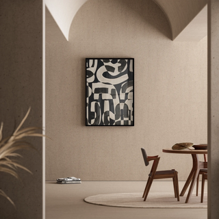 Tavola decorativa design - Curve Astratte