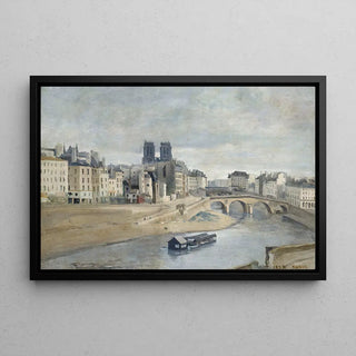 Il Quai des Orfèvres e il Ponte Saint-Michel - Jean-Baptiste-Camille Corot