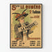 Poster pubblicitario vintage - La stampa 2 feuilletons al giorno