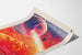 Poster decorativo 55 Cancri e pianeta di lava - Poster spazio e astronauta