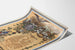 Poster vintage del menu commemorativo della cena del 1890