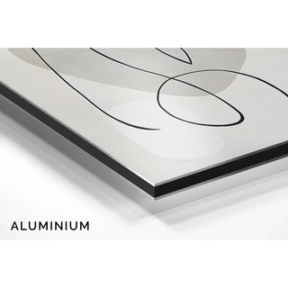 Tavola decorativa design bianco e nero - Essenza femminile