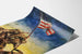 Poster di Guerra 7th War Loan - Soldati Americani e Bandiera USA
