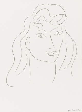 Tête de jeune fille, 1946 – œuvre graphique d’Henri Matisse