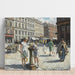 Riproduzione del dipinto À Trianglen, Copenaghen, in una calda giornata estiva - Paul Fischer