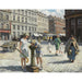 Riproduzione del dipinto À Trianglen, Copenaghen, in una calda giornata estiva - Paul Fischer