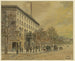 Vista di Washington guardando verso il basso Pennsylvania Avenue verso il Campidoglio incompleto, Hotel Nazionale a sinistra n° 1 - A Meyer — vista dell’opera