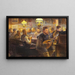 Soirée à la messe - Aage Bertelsen — quadro incorniciato alla parete
