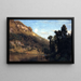 Contreforts del Berkshire, luna piena su Meadowbrook - Aaron Draper Shattuck — quadro incorniciato alla parete