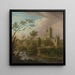 Abbaye di Kirkstall, Yorkshire - George Lambert — quadro incorniciato alla parete