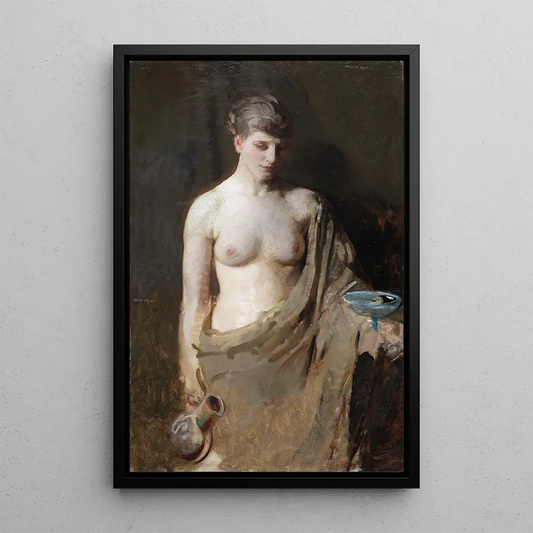 Hébé - Abbott Handerson Thayer — quadro incorniciato alla parete