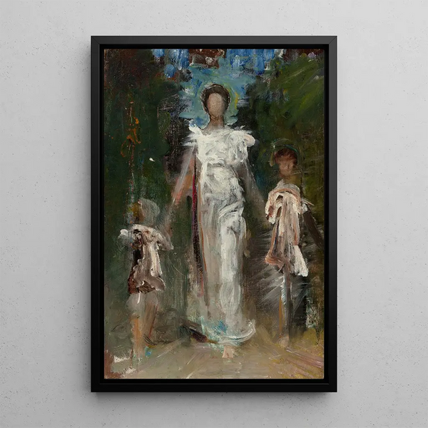 Riproduzione del dipinto Studio preliminare per una Vergine - Abbott Handerson Thayer