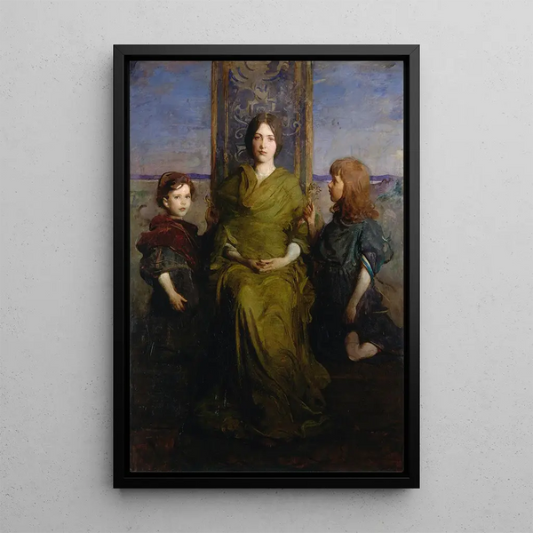 Riproduzione del dipinto Vergine in maestà - Abbott Handerson Thayer
