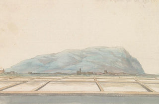 AbrahamLouisRodolphe Ducros - Gezicht op de zoutpannen van Trapani.webp
