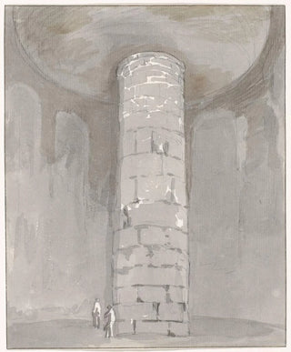 AbrahamLouisRodolphe Ducros - Interieur van toren op het graf van Ciceron tussen Itri en Gaeta.webp