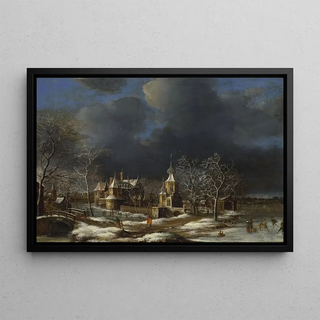 Abraham Beerstraaten - Poelgeest Castle at Koudekerk.webp