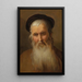 Ritratto di un uomo anziano - Abraham Bloemaert — quadro incorniciato alla parete