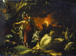 La distruzione di Troia - Abraham Bloemaert — vista dell’opera