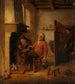 Due contadini che bevono accanto al fuoco - Abraham Diepraam — vista dell’opera