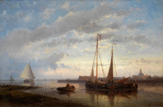 Abraham Hulk - Fishermen at sunset.webp
