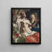 Un'allegoria della lussuria - Abraham Janssens — quadro incorniciato alla parete