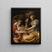 Concorde Charité e Sincerità Vaincre la Discordia - Abraham Janssens — quadro incorniciato alla parete