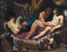 Ercole che insegue Fauno dal letto di Omfale - Abraham Janssens — vista dell’opera