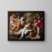 Gli Quattro Elementi - Abraham Janssens — quadro incorniciato alla parete