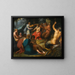 Il Giudizio di Mida - Abraham Janssens — quadro incorniciato alla parete