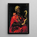 La Sibilla Agrippina - Abraham Janssens — quadro incorniciato alla parete