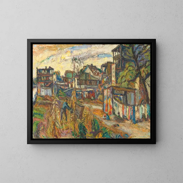 Scène de ville - Abraham Manievich — quadro incorniciato alla parete