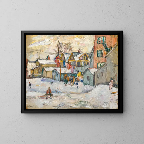 Le Bronx - Abraham Manievich — quadro incorniciato alla parete